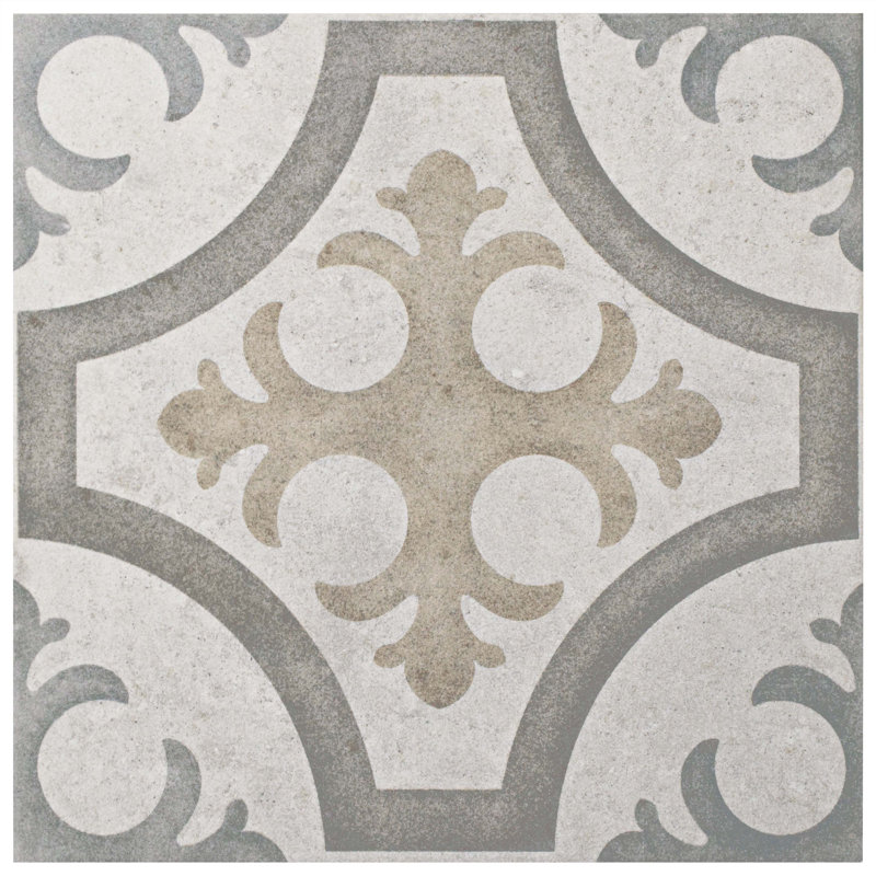 Ardisana 13.13" x 13.13" Ceramic Field Tile in Gray/Brown & Reviews